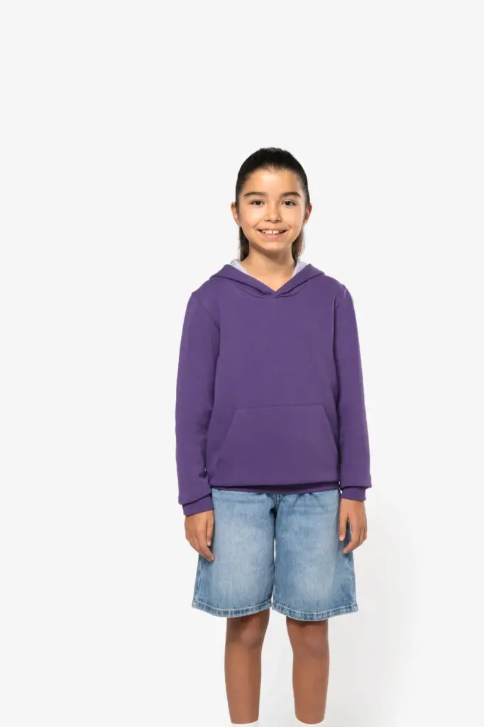 Kinder Sweater met gecontrasteerde capuchon — productfoto 2