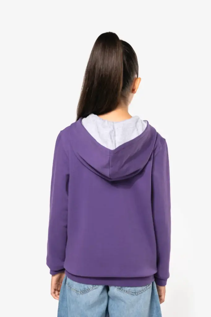 Kinder Sweater met gecontrasteerde capuchon — productfoto 3