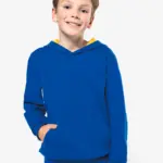 Kinder Sweater met gecontrasteerde capuchon — productfoto 4