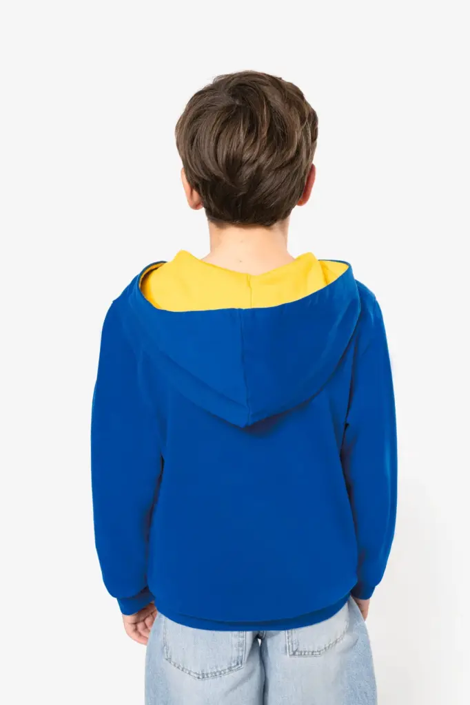 Kinder Sweater met gecontrasteerde capuchon — productfoto 5