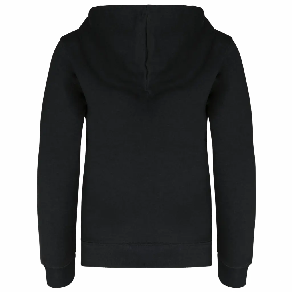 Kinder Sweater met gecontrasteerde capuchon, black / red — productfoto 18