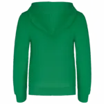 Kinder Sweater met gecontrasteerde capuchon, light kelly green / white — productfoto 27