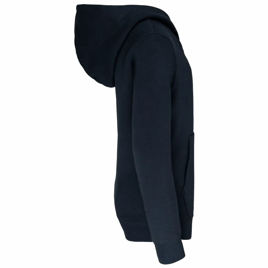 Kinder Sweater met gecontrasteerde capuchon, navy / red — productfoto 37