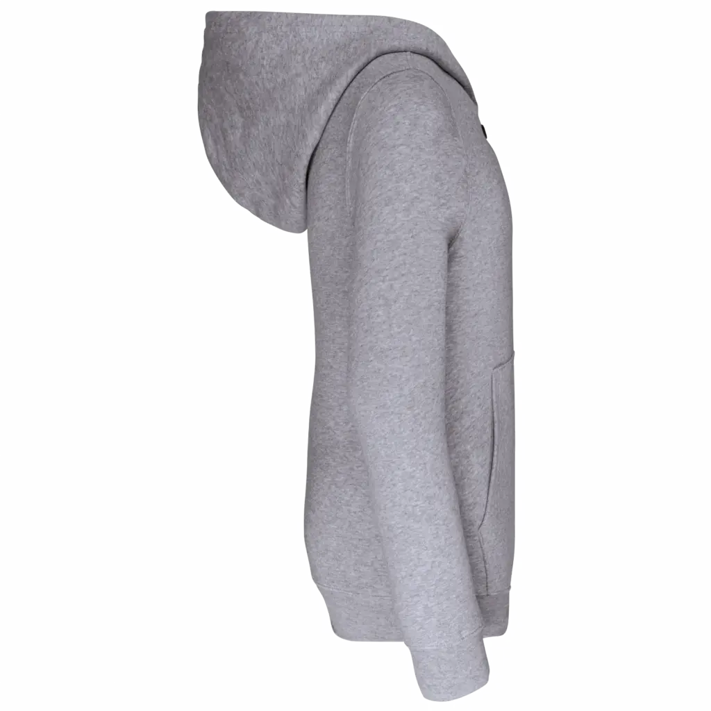 Kinder Sweater met gecontrasteerde capuchon, oxford grey / navy — productfoto 40