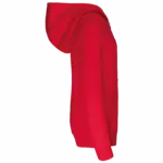 Kinder Sweater met gecontrasteerde capuchon, red / white — productfoto 46