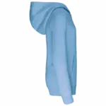 Kinder Sweater met gecontrasteerde capuchon, sky blue / white — productfoto 49