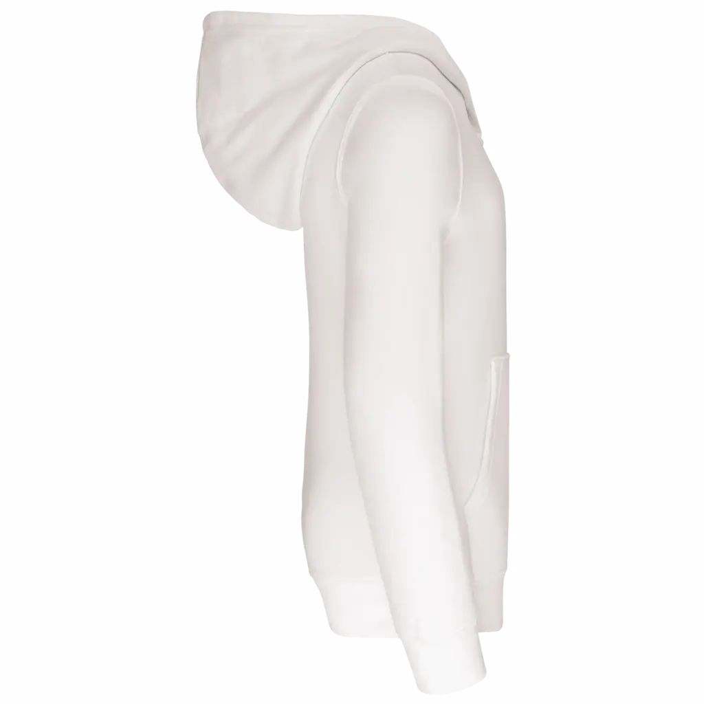 Kinder Sweater met gecontrasteerde capuchon, white / fine grey — productfoto 52