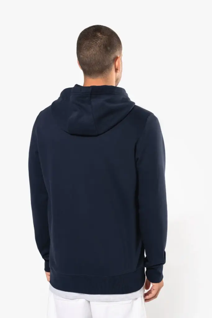 K454-7_2025 - Hidalgo-werbeartikel Hooded Sweater Met Rits — productfoto 2