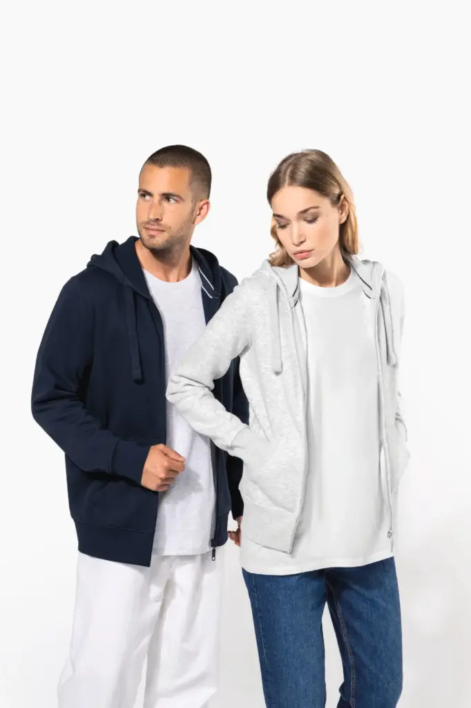 K454-K464_2025 - Hidalgo Hooded Sweater Met Rits — productfoto 9