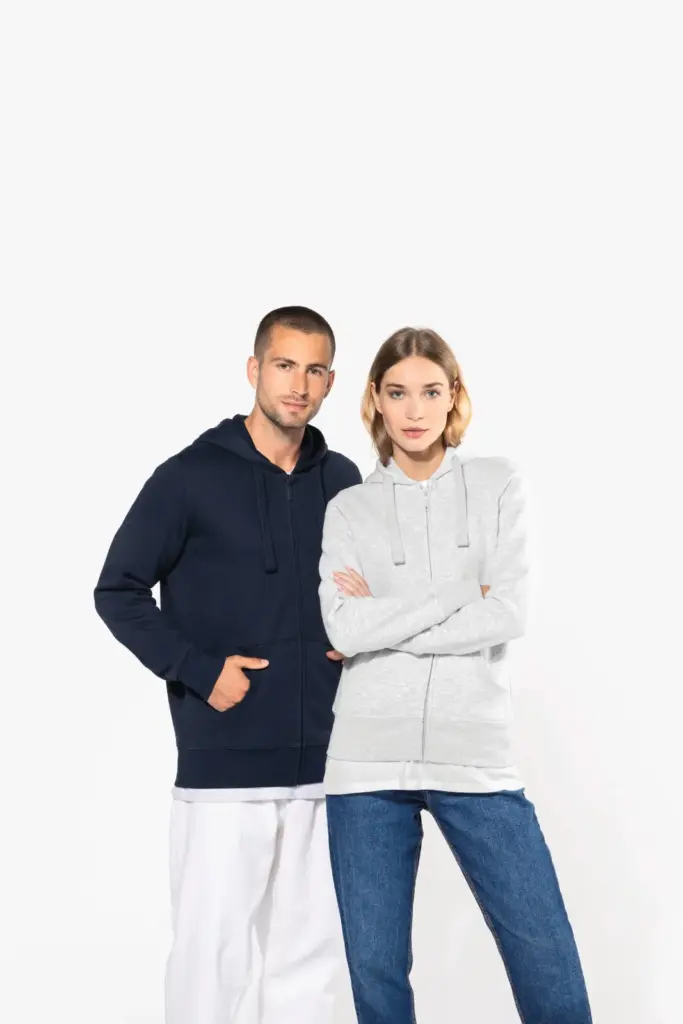 K454-K464-2_2025 - Hidalgo Hooded Sweater Met Rits — productfoto 10