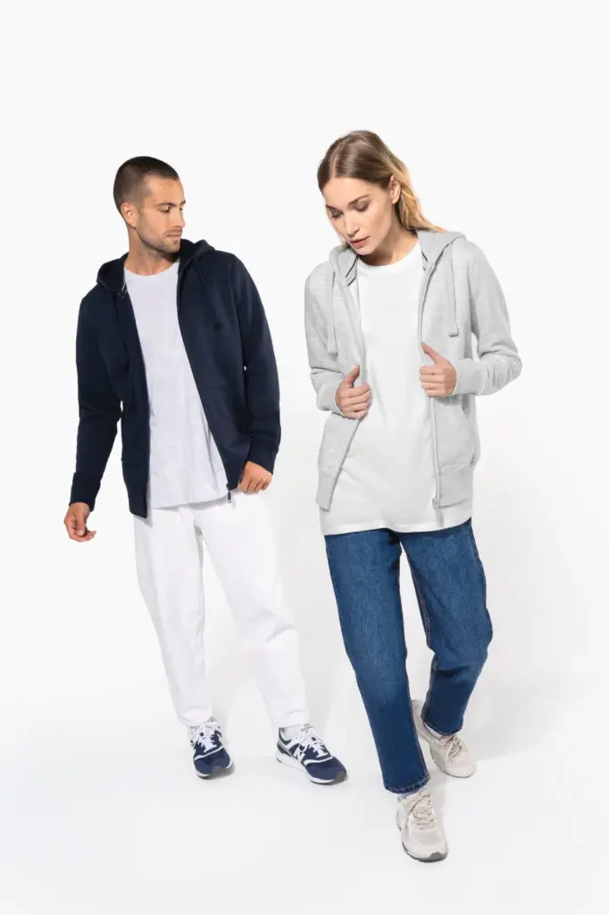 K454-K464-4_2025 - Hidalgo Hooded Sweater Met Rits — productfoto 12