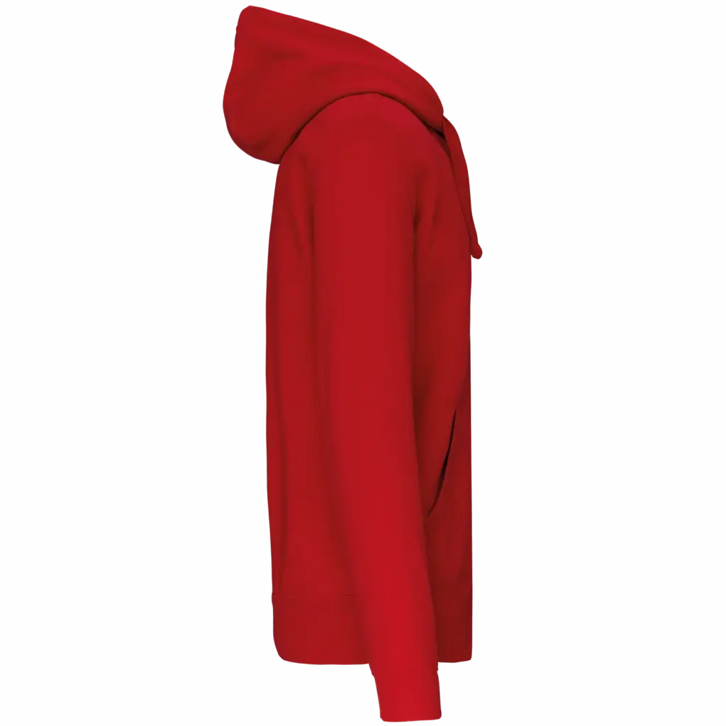 PS_K454-S_RED - Hidalgo-werbeartikel Hooded Sweater Met Rits — productfoto 34
