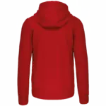 PS_K454-B_RED - Hidalgo-werbeartikel Hooded Sweater Met Rits — productfoto 36