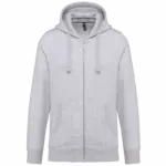 PS_K454_ASHHEATHER - Hidalgo-werbeartikel Hooded Sweater Met Rits, ash heather — productfoto 14