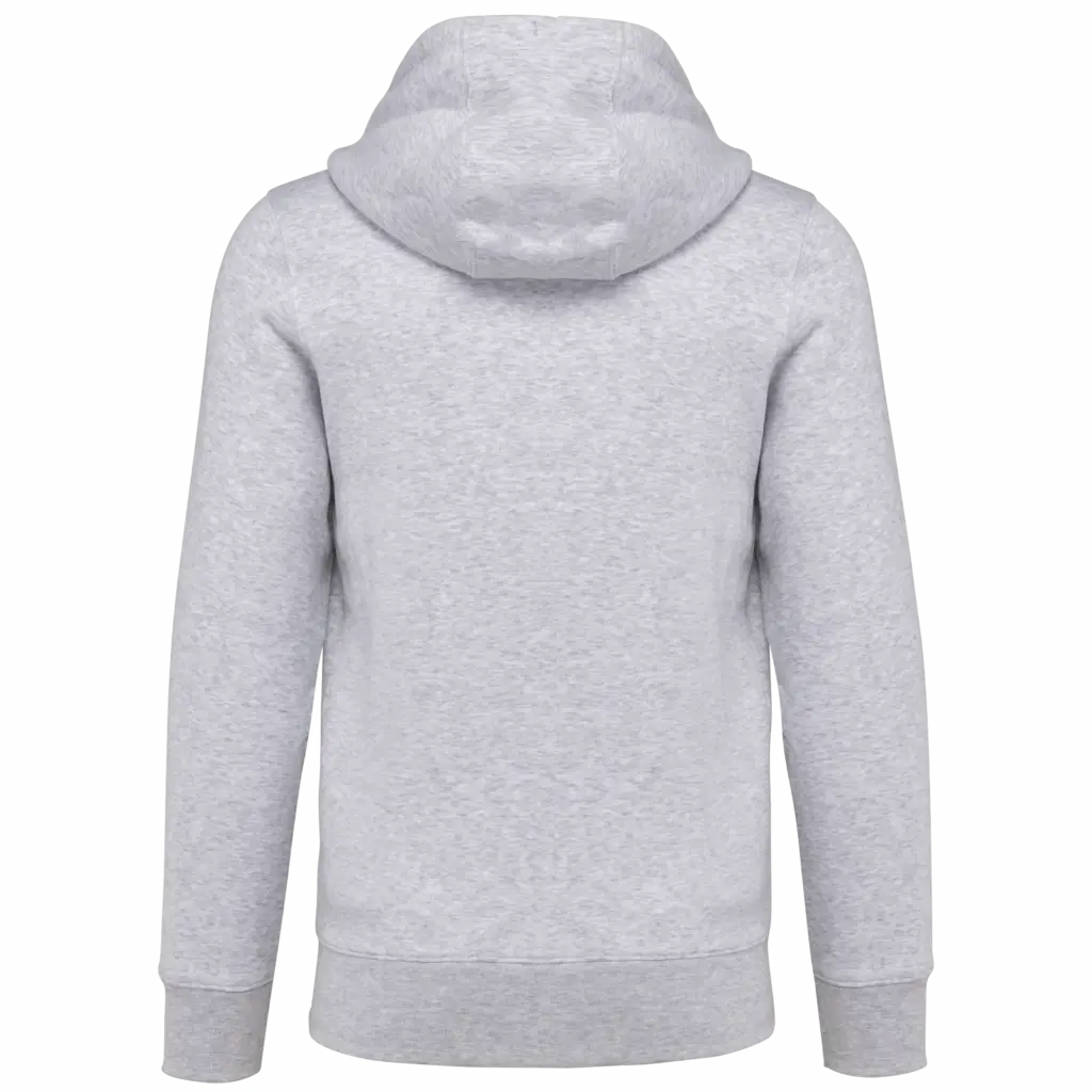 PS_K454-B_ASHHEATHER - Hidalgo-werbeartikel Hooded Sweater Met Rits, ash heather — productfoto 15
