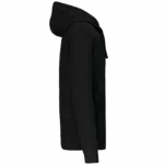 PS_K454-S_BLACK - Hidalgo-werbeartikel Hooded Sweater Met Rits, black — productfoto 16