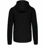 PS_K454-B_BLACK - Hidalgo-werbeartikel Hooded Sweater Met Rits, black — productfoto 18