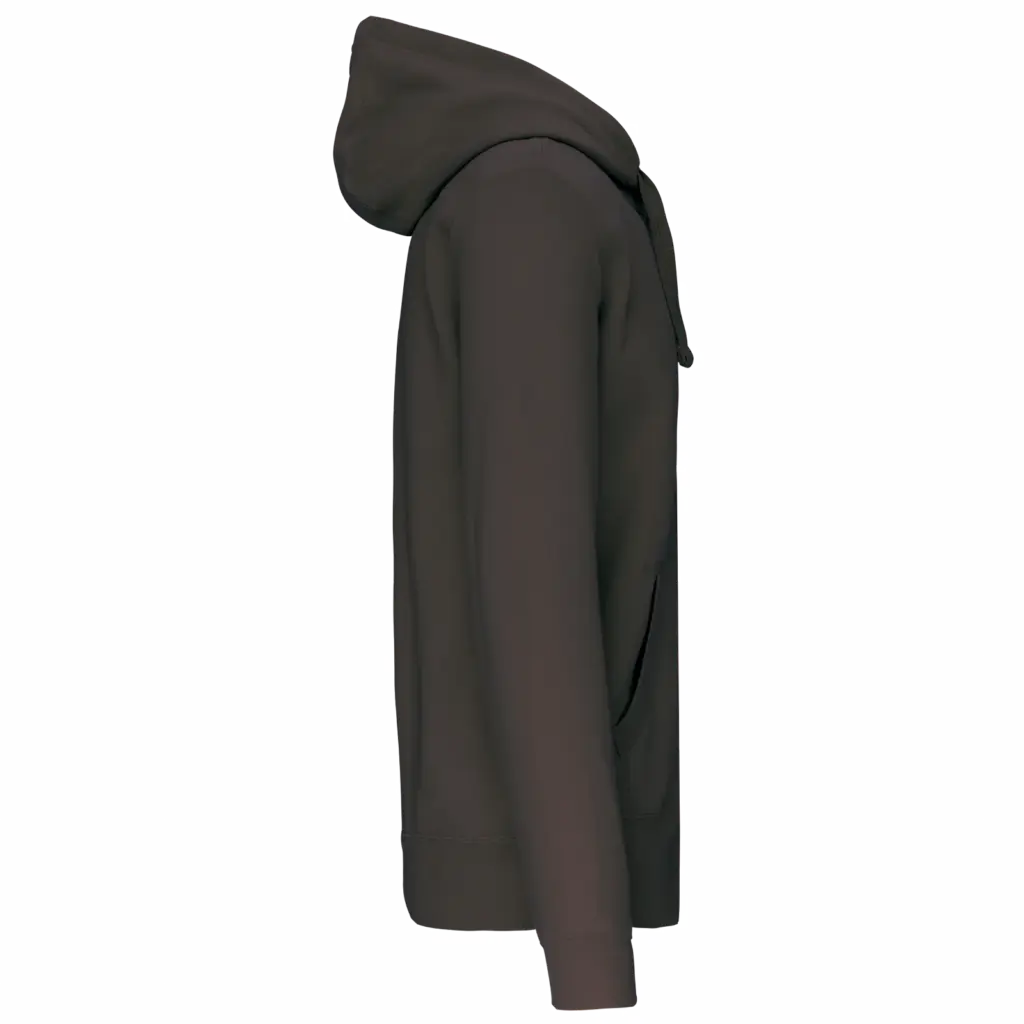 PS_K454-S_DARKGREY - Hidalgo-werbeartikel Hooded Sweater Met Rits, dark grey — productfoto 19