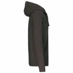 PS_K454-S_DARKGREY - Hidalgo-werbeartikel Hooded Sweater Met Rits, dark grey — productfoto 19