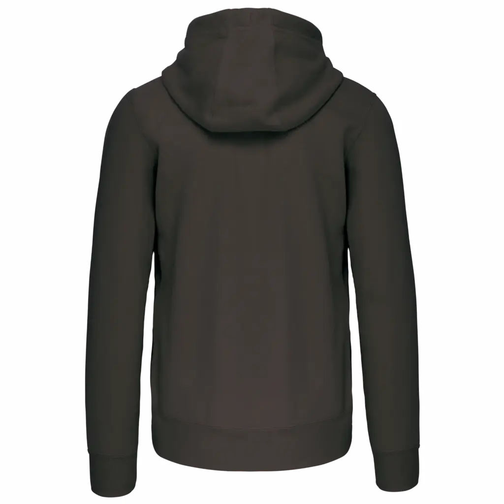 PS_K454-B_DARKGREY - Hidalgo-werbeartikel Hooded Sweater Met Rits, dark grey — productfoto 21