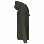 PS_K454-S_DARKKHAKI - Hidalgo-werbeartikel Hooded Sweater Met Rits, dark khaki — productfoto 22