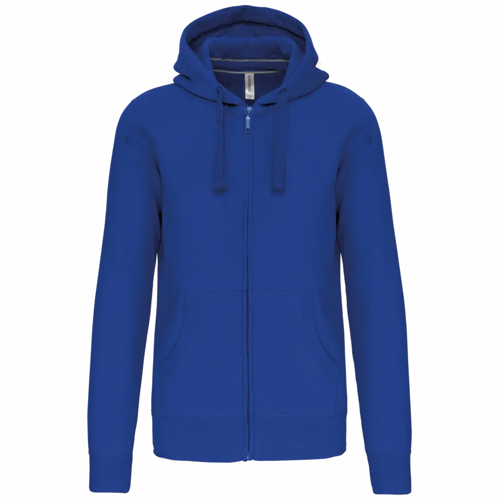 PS_K454_LIGHTROYALBLUE - Hidalgo-werbeartikel Hooded Sweater Met Rits, light royal blue — productfoto 26