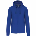 PS_K454_LIGHTROYALBLUE - Hidalgo-werbeartikel Hooded Sweater Met Rits, light royal blue — productfoto 26