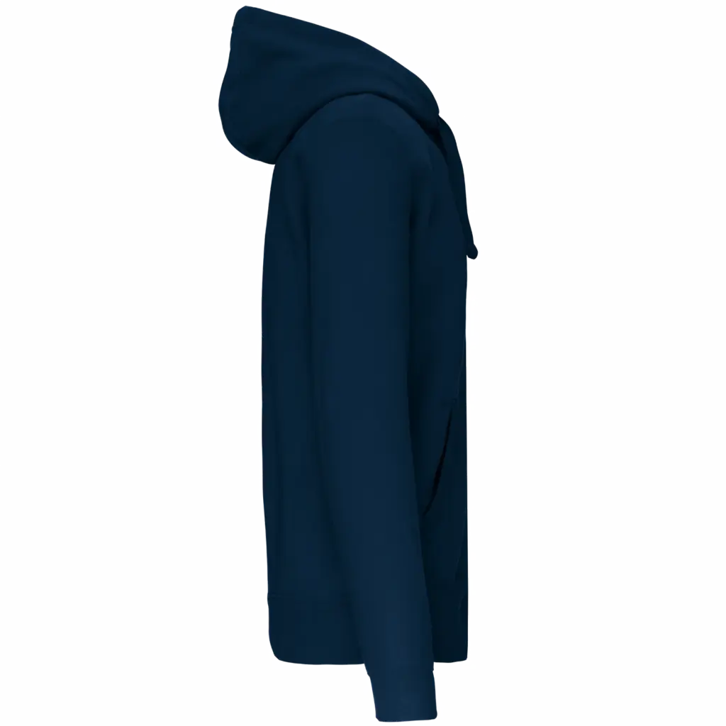 PS_K454-S_NAVY - Hidalgo-werbeartikel Hooded Sweater Met Rits, navy — productfoto 28