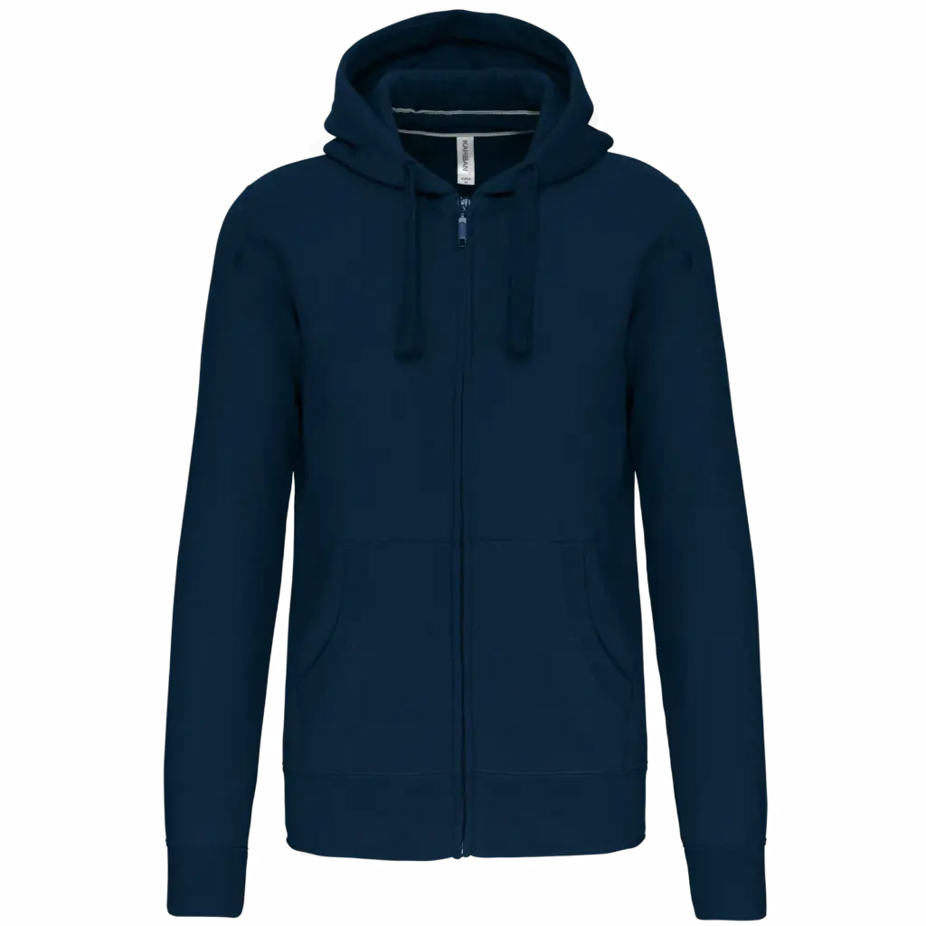 PS_K454_NAVY - Hidalgo-werbeartikel Hooded Sweater Met Rits, navy — productfoto 29