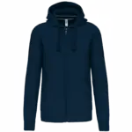 PS_K454_NAVY - Hidalgo-werbeartikel Hooded Sweater Met Rits, navy — productfoto 29