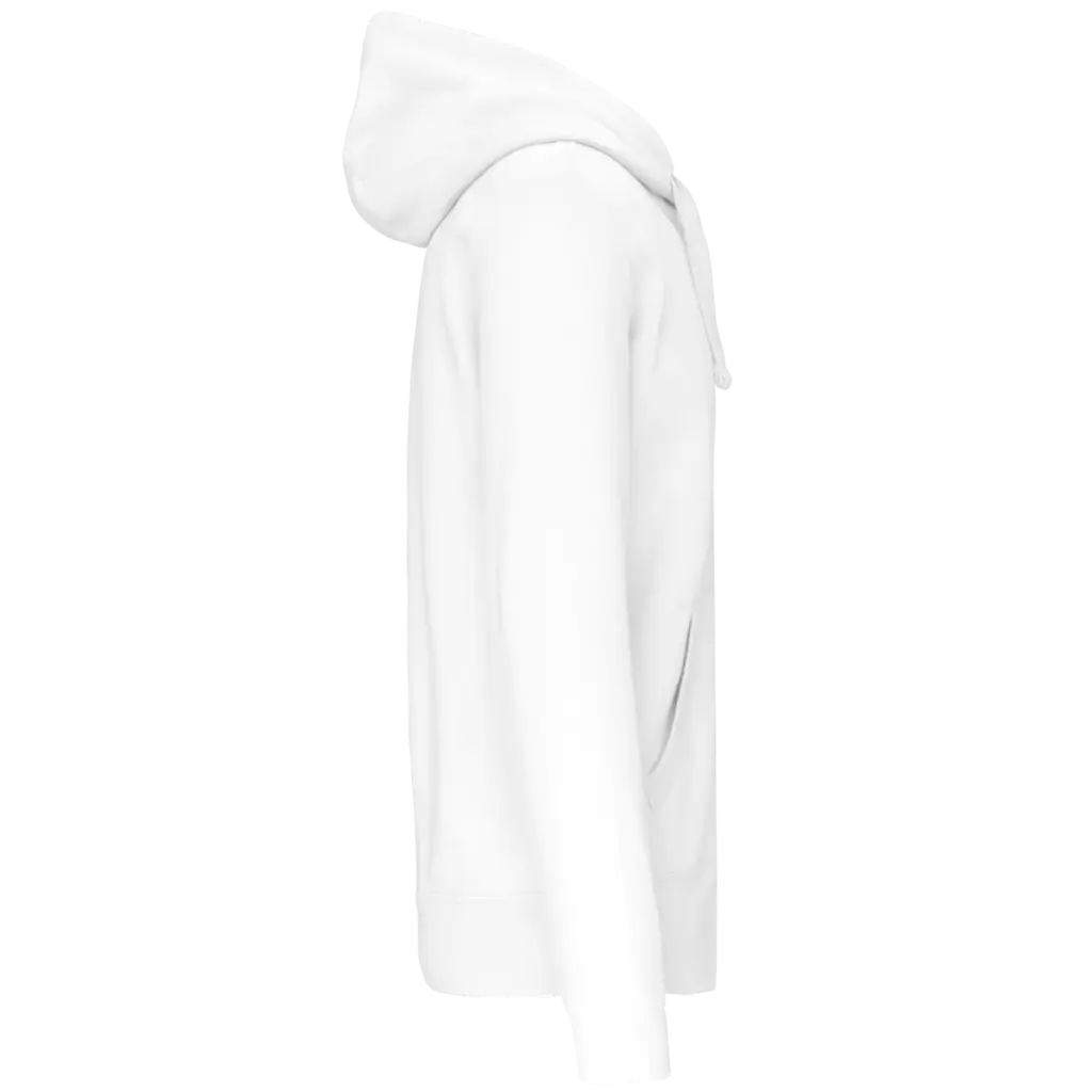 PS_K454-S_WHITE - Hidalgo-werbeartikel Hooded Sweater Met Rits, white — productfoto 37