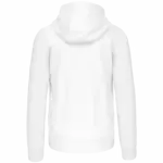 PS_K454-B_WHITE - Hidalgo-werbeartikel Hooded Sweater Met Rits, white — productfoto 39