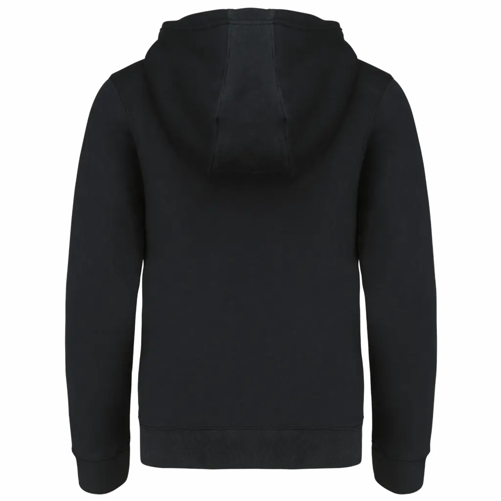 Kinder sweatvest met capuchon, black — productfoto 11