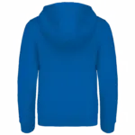 Kinder sweatvest met capuchon, light royal blue — productfoto 14