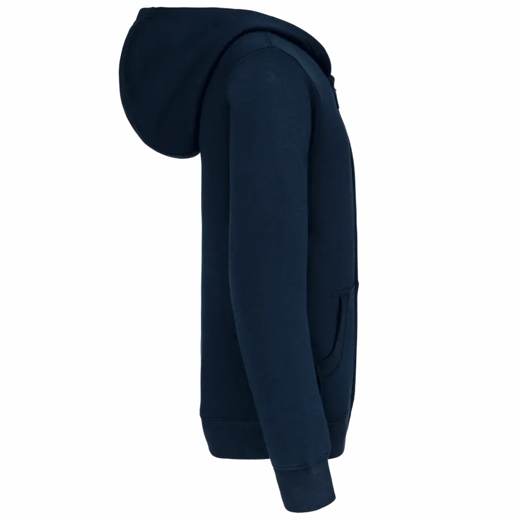 Kinder sweatvest met capuchon, navy — productfoto 15