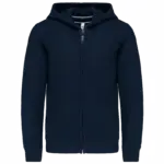 Kinder sweatvest met capuchon, navy — productfoto 16