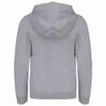 Kinder sweatvest met capuchon, oxford grey — productfoto 20