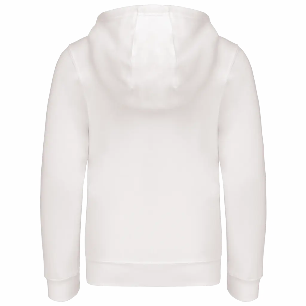 Kinder sweatvest met capuchon, white — productfoto 26
