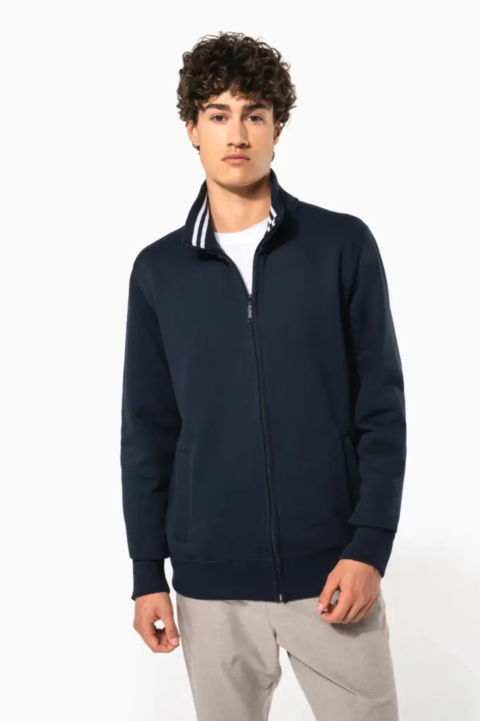 Herensweater met rits