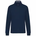 PS_K456_NAVY - Hidalgo-werbeartikel Herensweater met rits, navy — productfoto 19