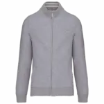 PS_K456_OXFORDGREY - Hidalgo-werbeartikel Herensweater met rits, oxford grey — productfoto 22