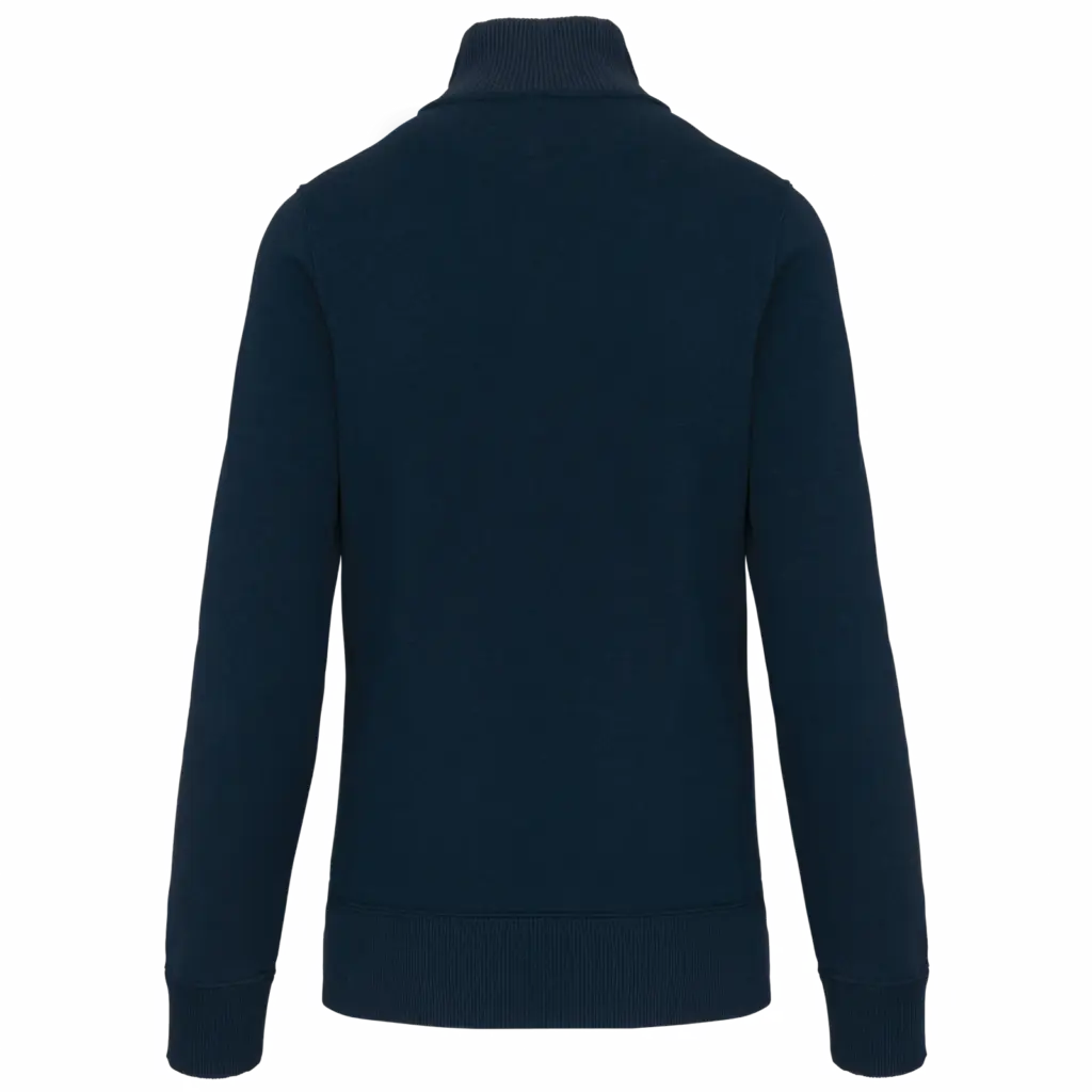 Damessweater met rits, navy — productfoto 9