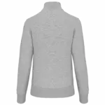 Damessweater met rits, oxford grey — productfoto 12