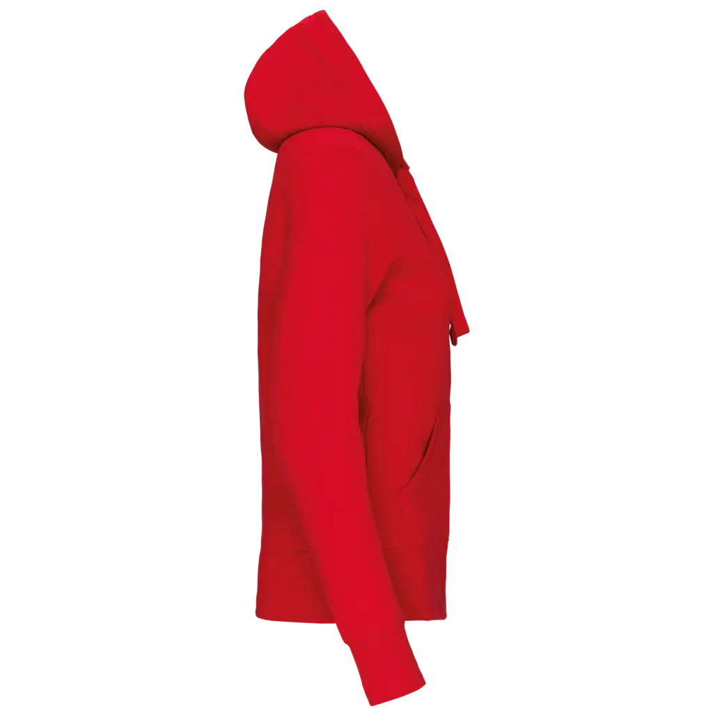 PS_K464-S_RED - Hidalgo Damessweater met rits en capuchon — productfoto 29