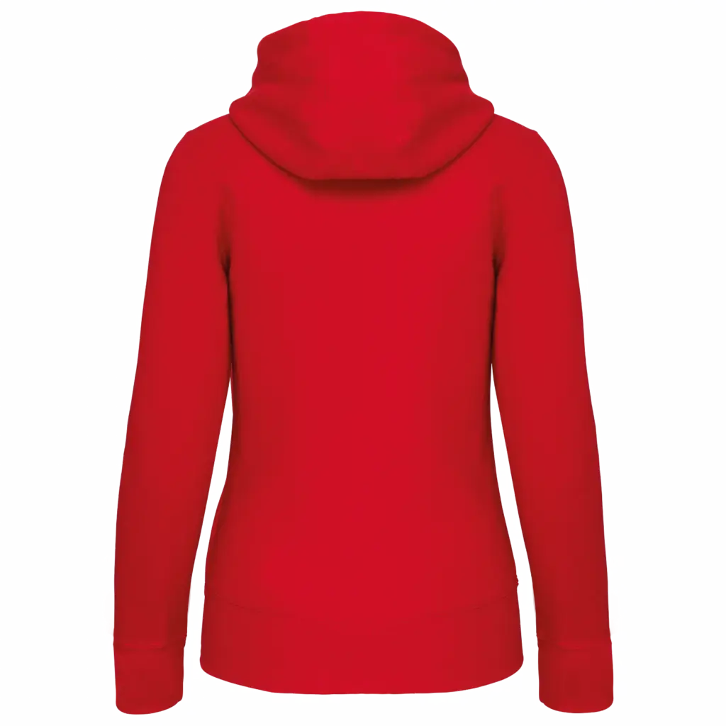 PS_K464-B_RED - Hidalgo Damessweater met rits en capuchon — productfoto 31