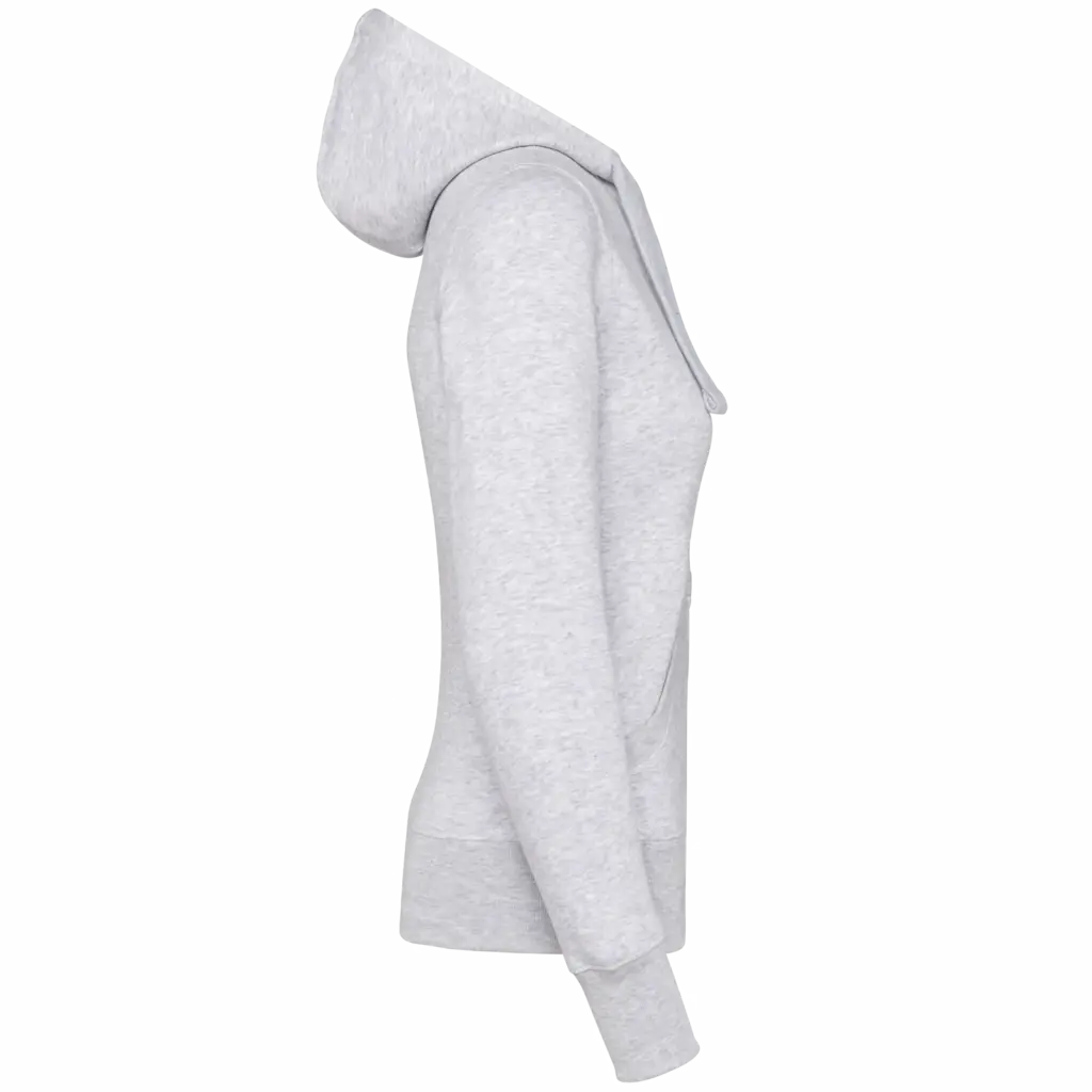 PS_K464-S_ASHHEATHER - Hidalgo Damessweater met rits en capuchon, ash heather — productfoto 8