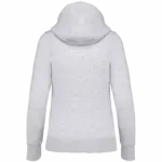 PS_K464-B_ASHHEATHER - Hidalgo Damessweater met rits en capuchon, ash heather — productfoto 10