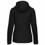 PS_K464-B_BLACK - Hidalgo Damessweater met rits en capuchon, black — productfoto 13