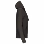 PS_K464-S_DARKGREY - Hidalgo Damessweater met rits en capuchon, dark grey — productfoto 14