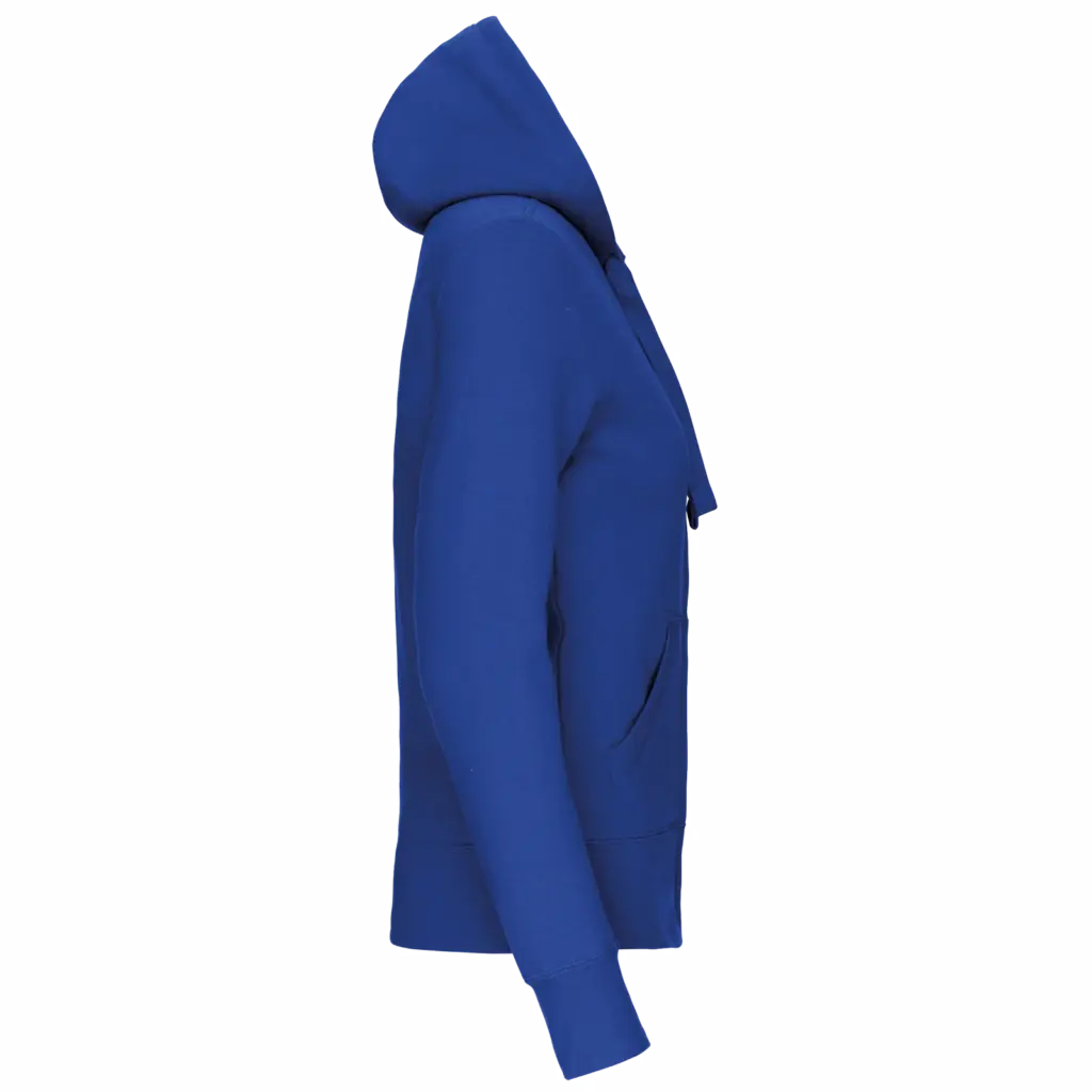 PS_K464-S_LIGHTROYALBLUE - Hidalgo Damessweater met rits en capuchon, light royal blue — productfoto 20